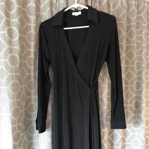 Black Calvin Klein wrap dress size 6